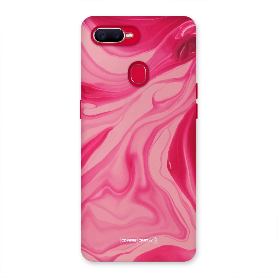 Sizzling Pink Marble Texture Back Case for Oppo F9 Pro