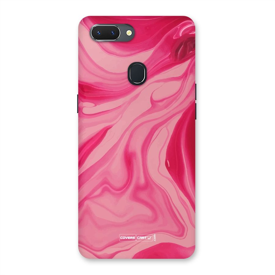 Sizzling Pink Marble Texture Back Case for Oppo Realme 2