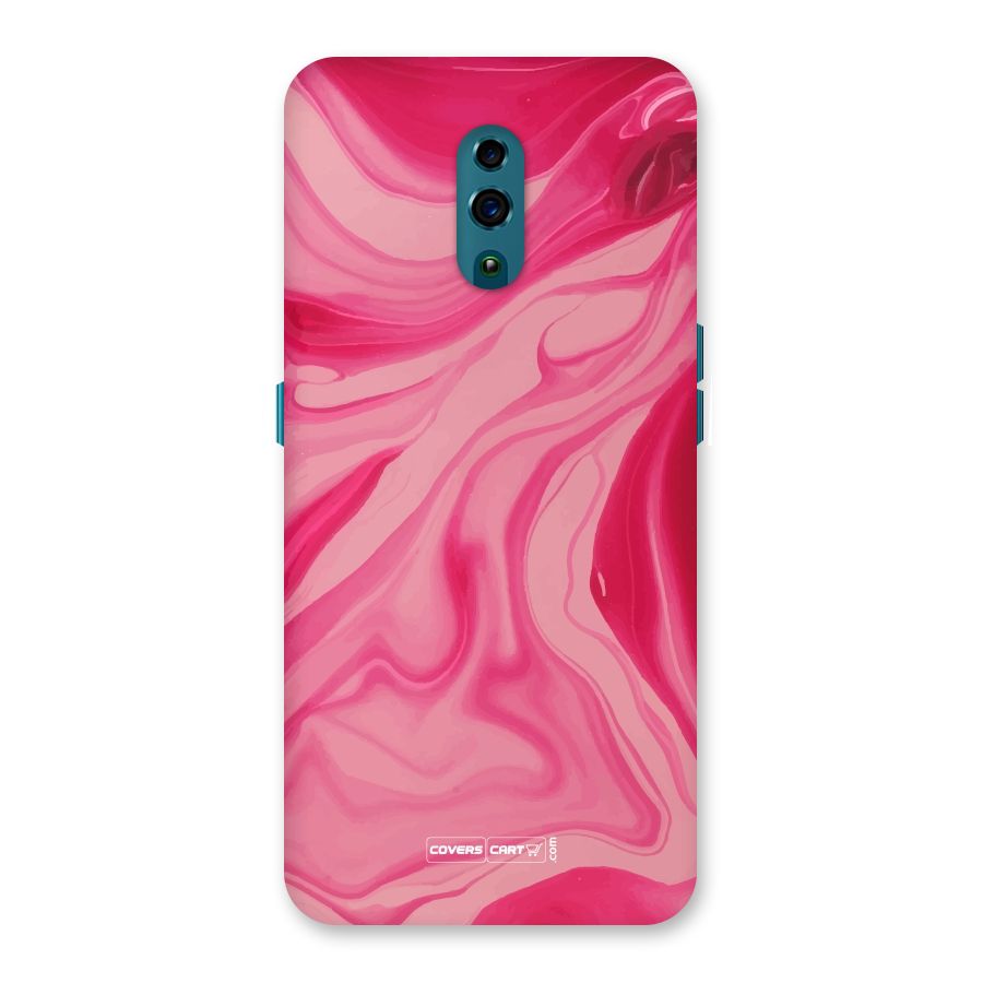 Sizzling Pink Marble Texture Back Case for Oppo Reno