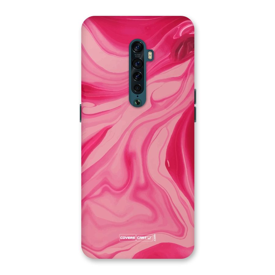 Sizzling Pink Marble Texture Back Case for Oppo Reno2