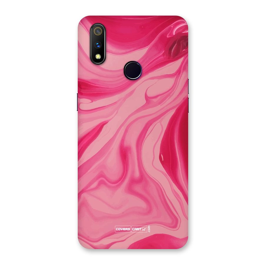 Sizzling Pink Marble Texture Back Case for Realme 3 Pro