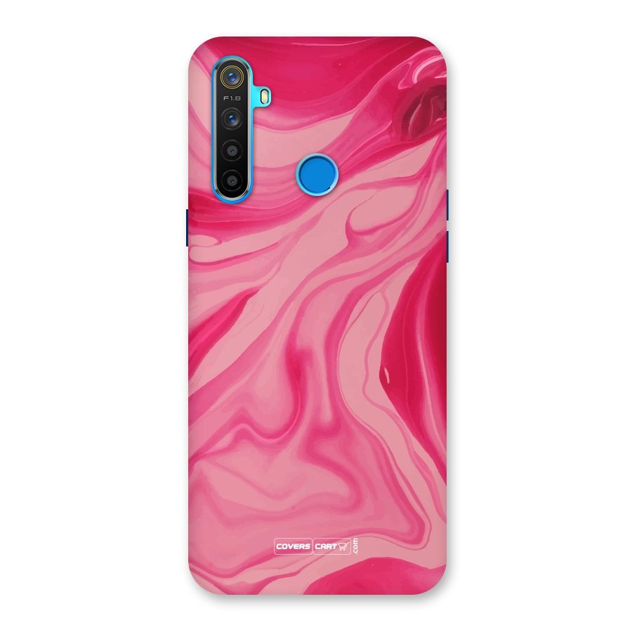 Sizzling Pink Marble Texture Back Case for Realme 5