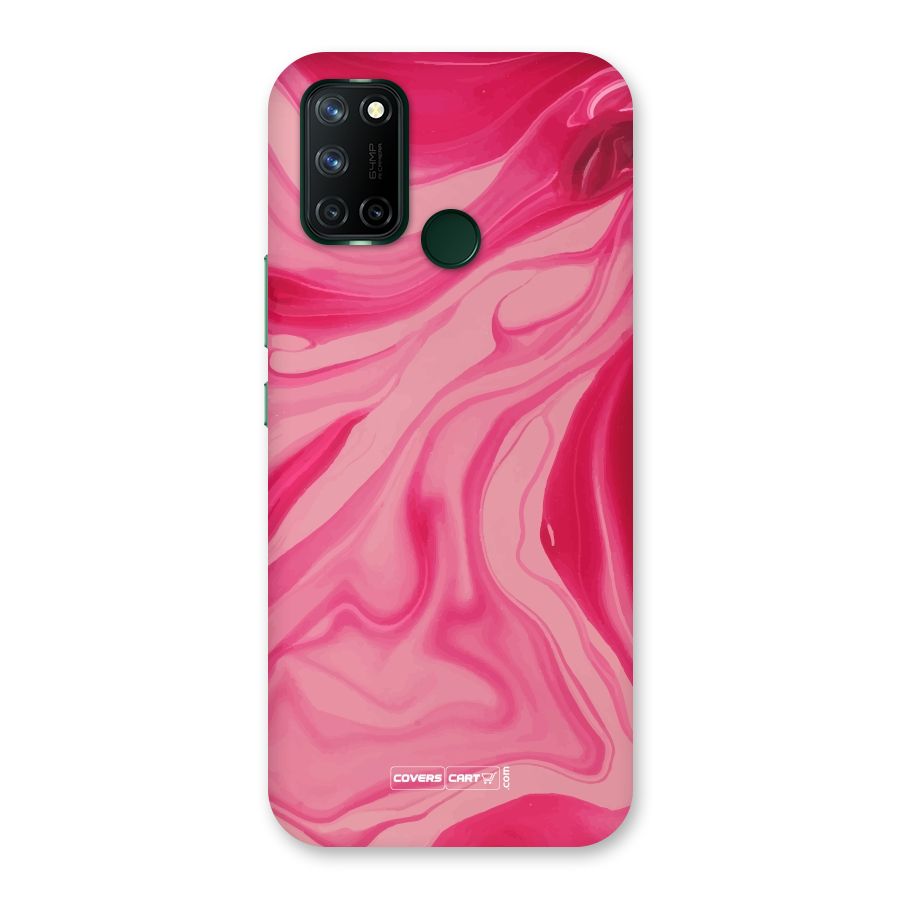 Sizzling Pink Marble Texture Back Case for Realme 7i