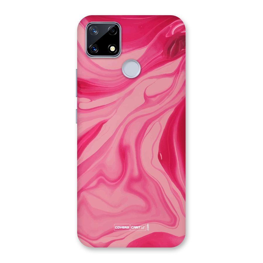 Sizzling Pink Marble Texture Back Case for Realme Narzo 20