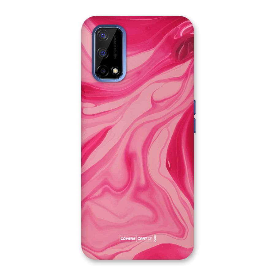 Sizzling Pink Marble Texture Back Case for Realme Narzo 30 Pro