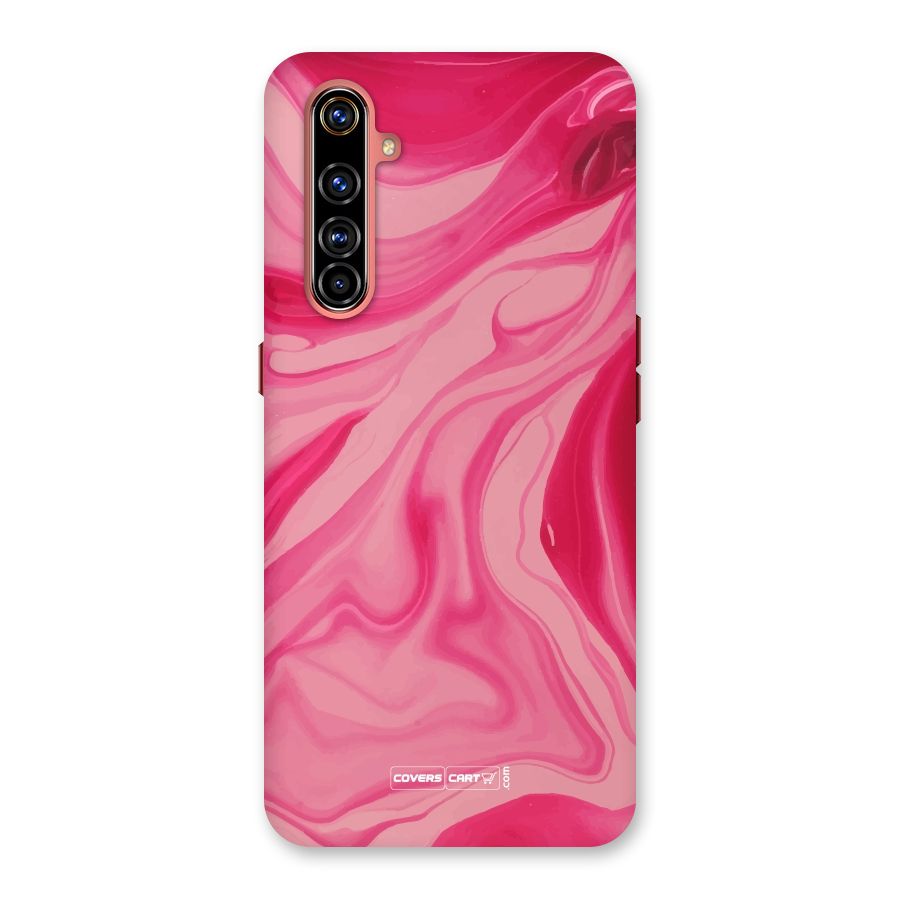 Sizzling Pink Marble Texture Back Case for Realme X50 Pro