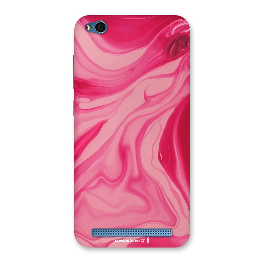 Sizzling Pink Marble Texture Back Case for Redmi 5A