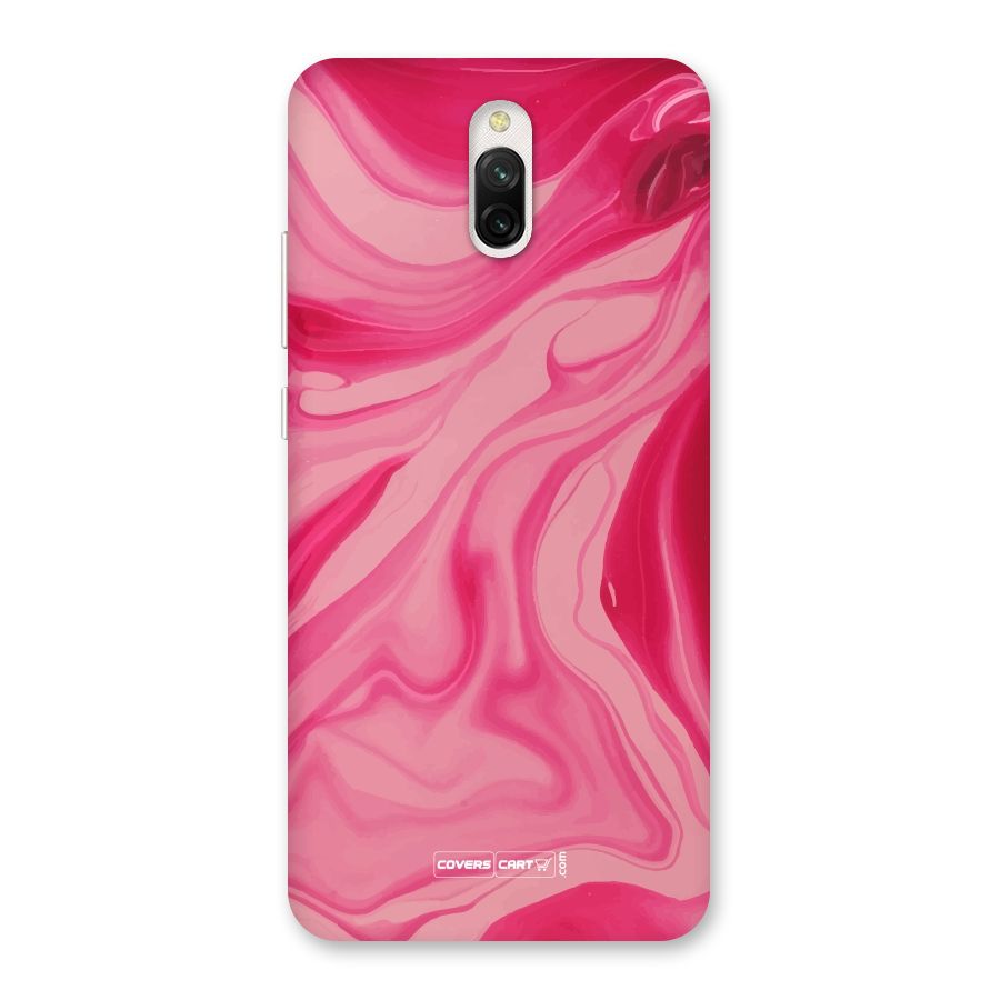 Sizzling Pink Marble Texture Back Case for Redmi 8A Dual