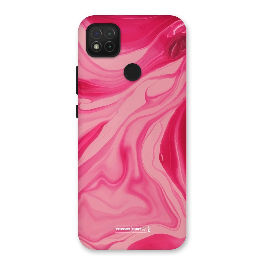 Sizzling Pink Marble Texture Back Case for Redmi 9