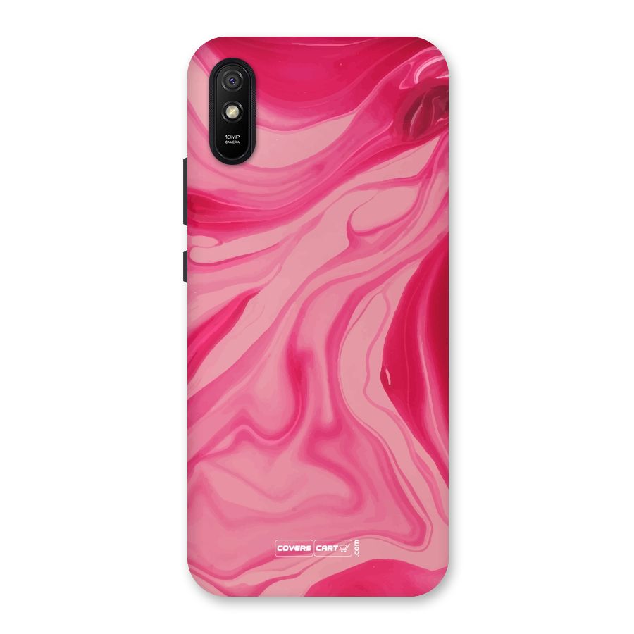 Sizzling Pink Marble Texture Back Case for Redmi 9A