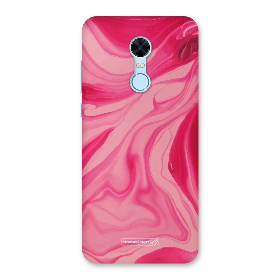 Sizzling Pink Marble Texture Back Case for Redmi Note 5