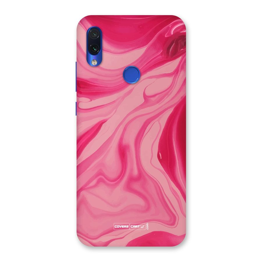 Sizzling Pink Marble Texture Back Case for Redmi Note 7