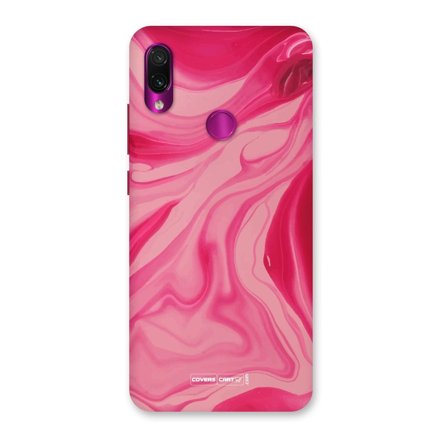 Sizzling Pink Marble Texture Back Case for Redmi Note 7 Pro