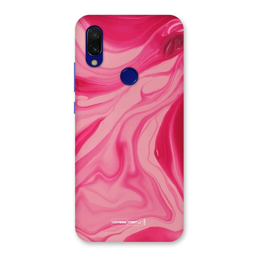 Sizzling Pink Marble Texture Back Case for Redmi Y3
