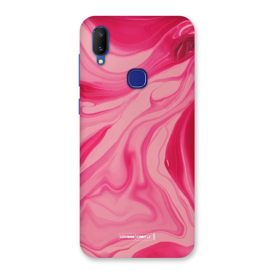 Sizzling Pink Marble Texture Back Case for Vivo V11