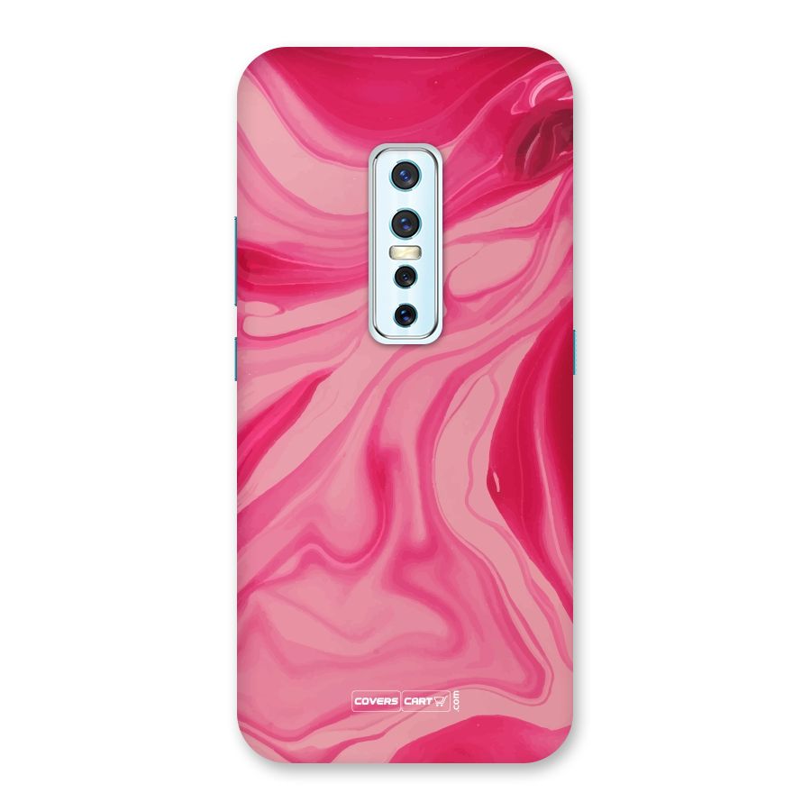 Sizzling Pink Marble Texture Back Case for Vivo V17 Pro