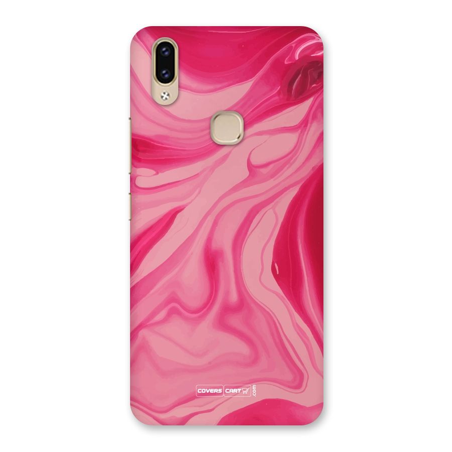 Sizzling Pink Marble Texture Back Case for Vivo V9 Youth