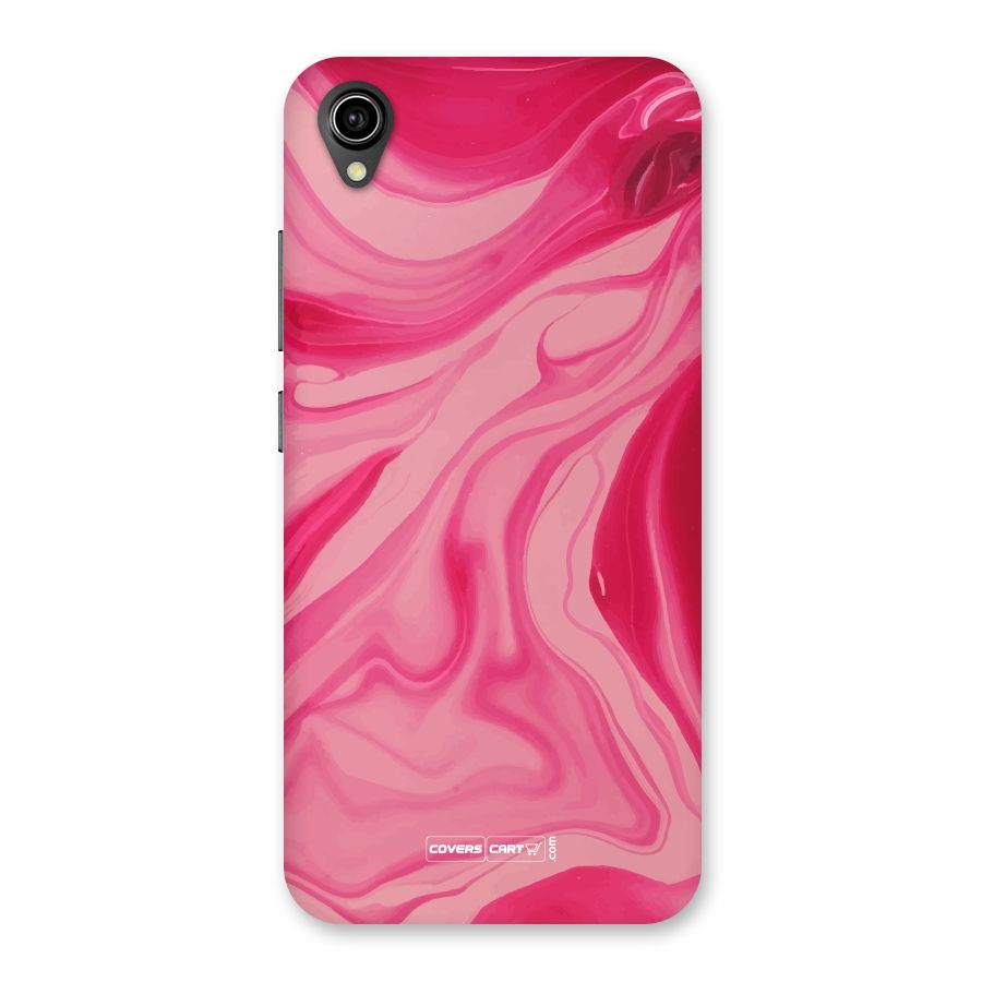 Sizzling Pink Marble Texture Back Case for Vivo Y90