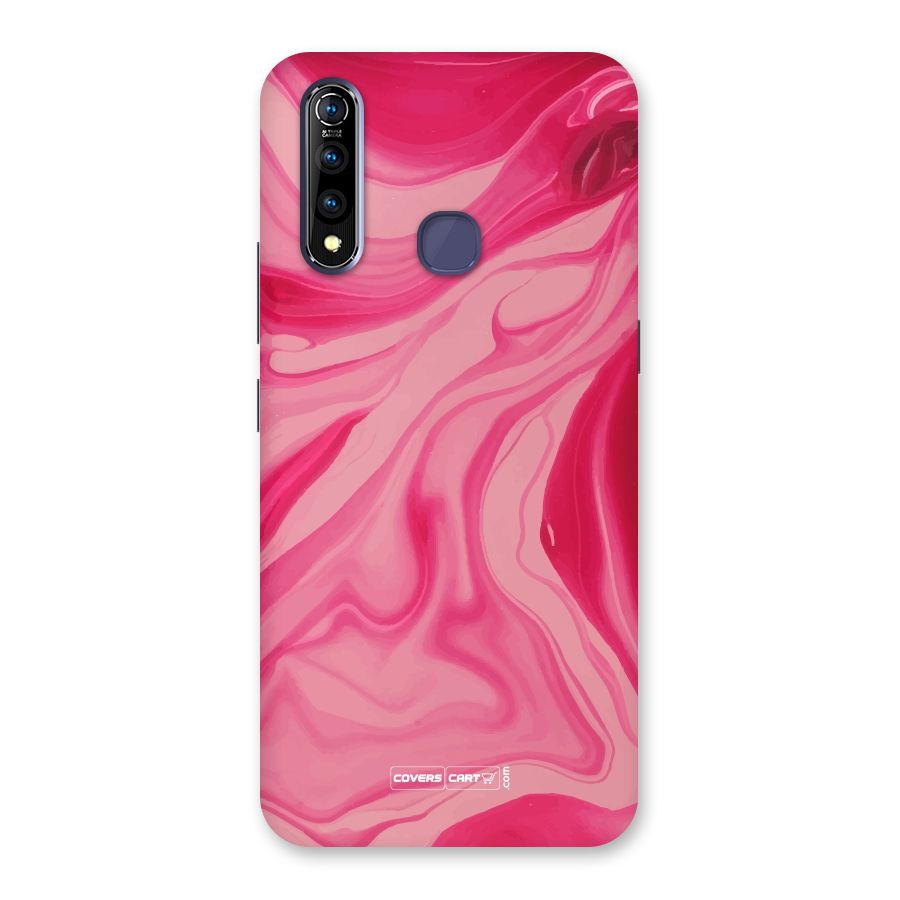 Sizzling Pink Marble Texture Back Case for Vivo Z1 Pro