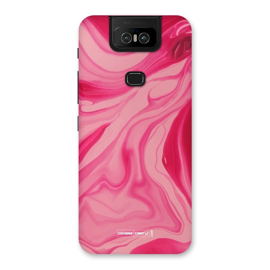 Sizzling Pink Marble Texture Back Case for Zenfone 6z