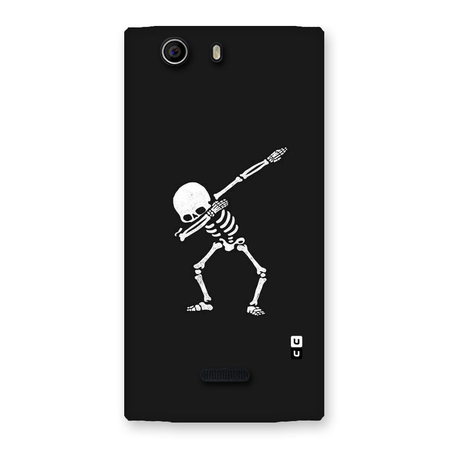 Skeleton Dab White Back Case for Canvas Nitro 2 E311