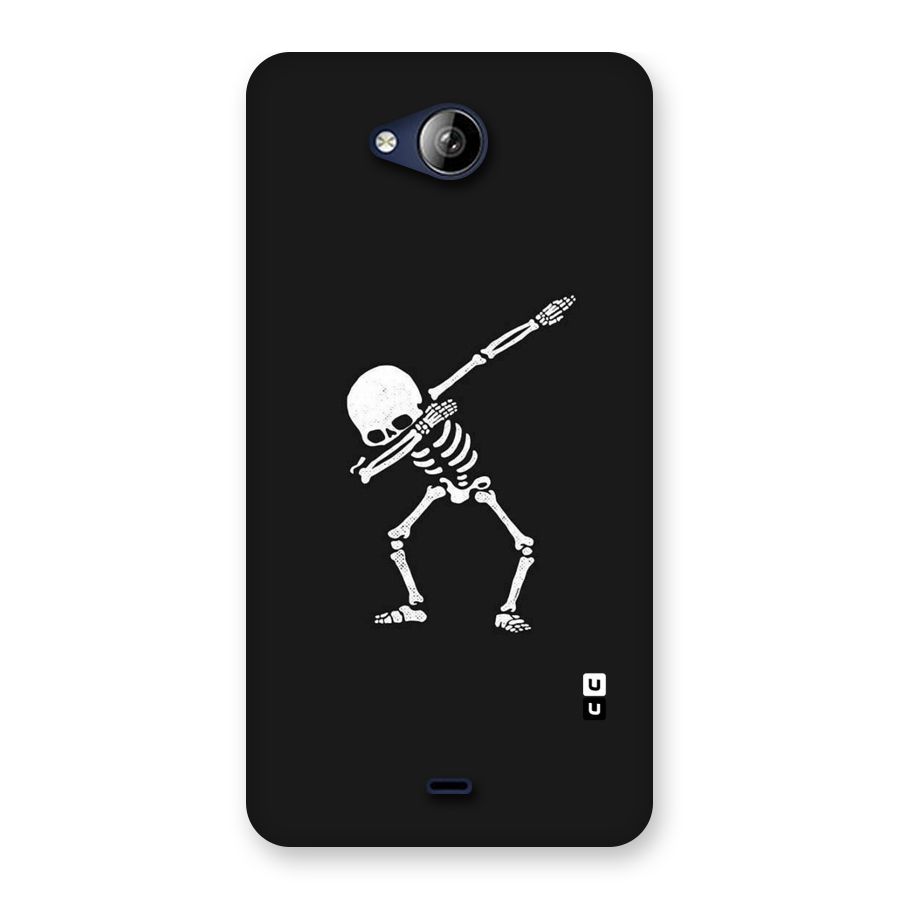 Skeleton Dab White Back Case for Canvas Play Q355
