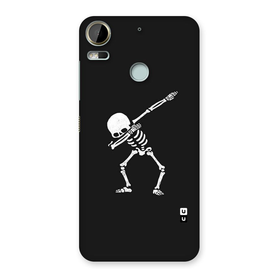 Skeleton Dab White Back Case for Desire 10 Pro