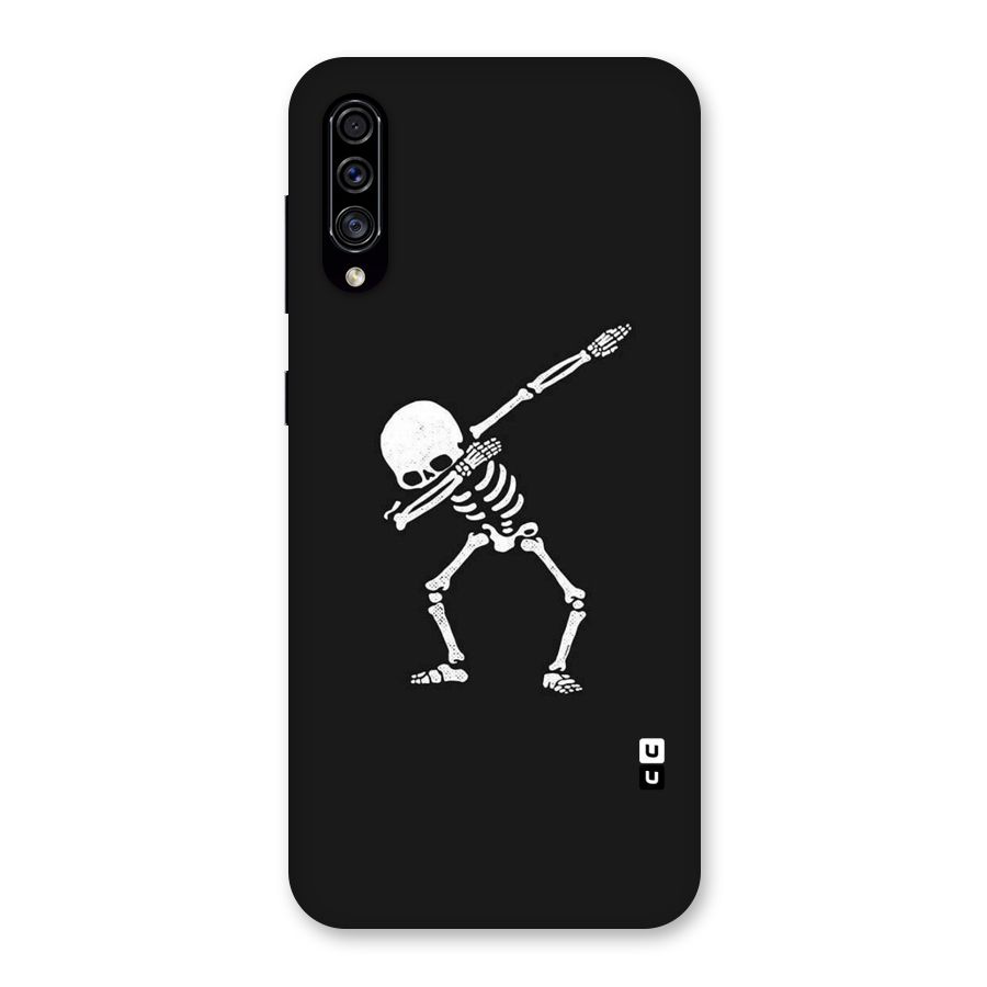 Skeleton Dab White Back Case for Galaxy A30s