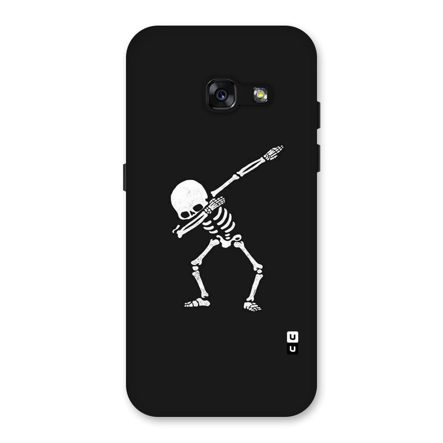 Skeleton Dab White Back Case for Galaxy A3 (2017)