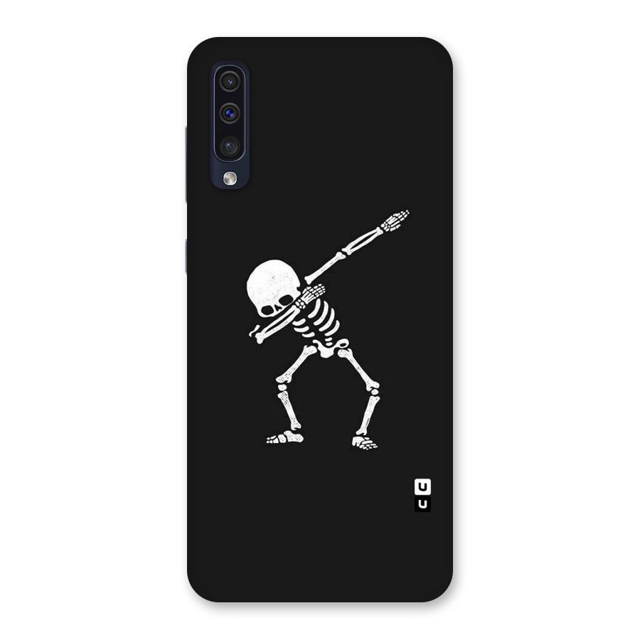 Skeleton Dab White Back Case for Galaxy A50s