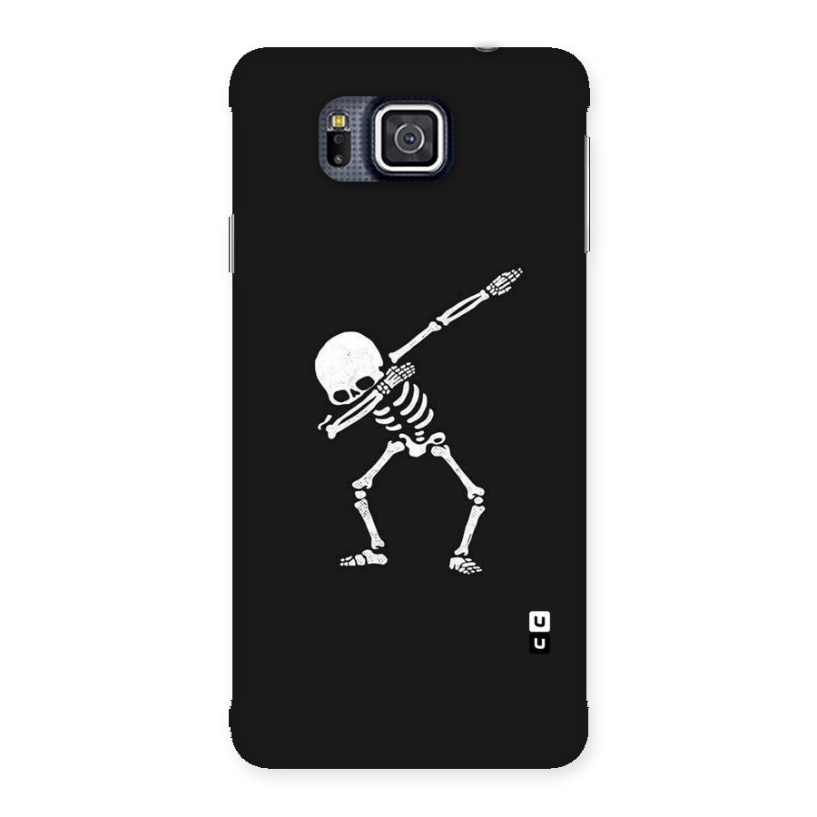 Skeleton Dab White Back Case for Galaxy Alpha