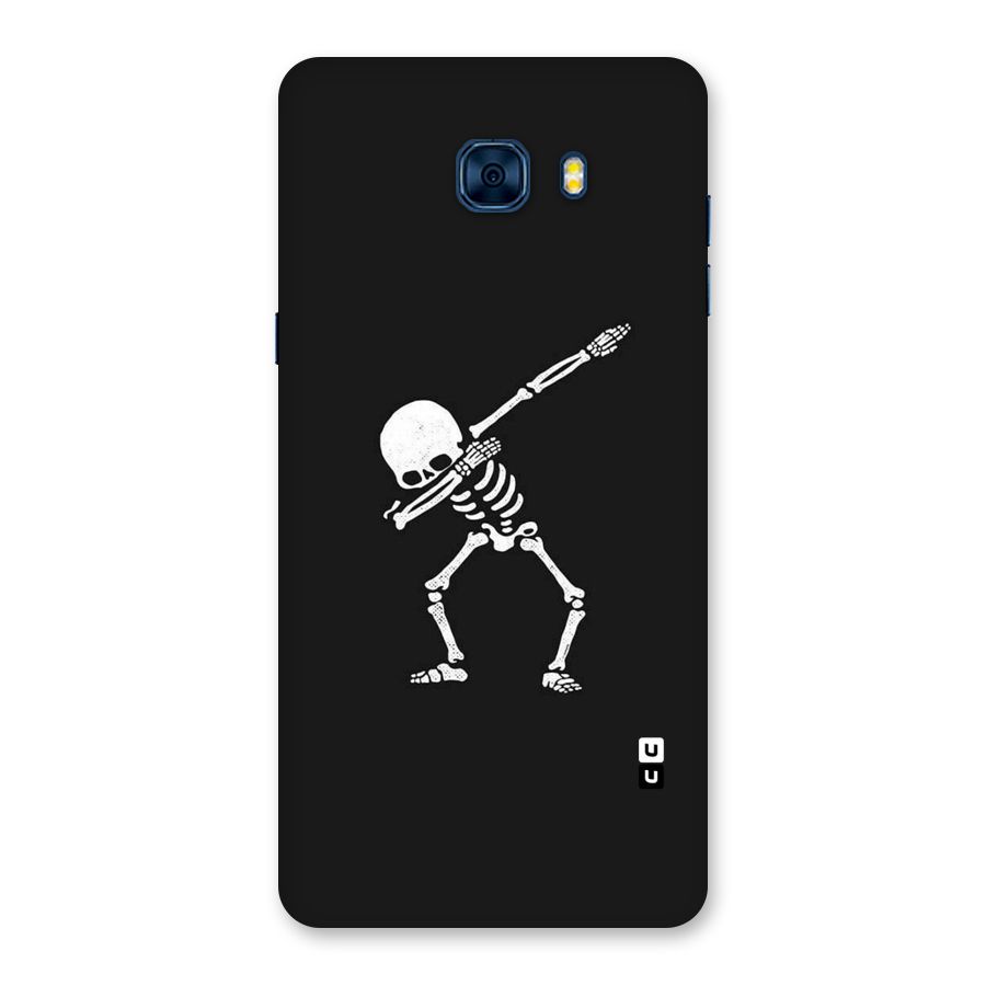 Skeleton Dab White Back Case for Galaxy C7 Pro
