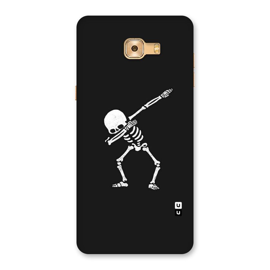 Skeleton Dab White Back Case for Galaxy C9 Pro