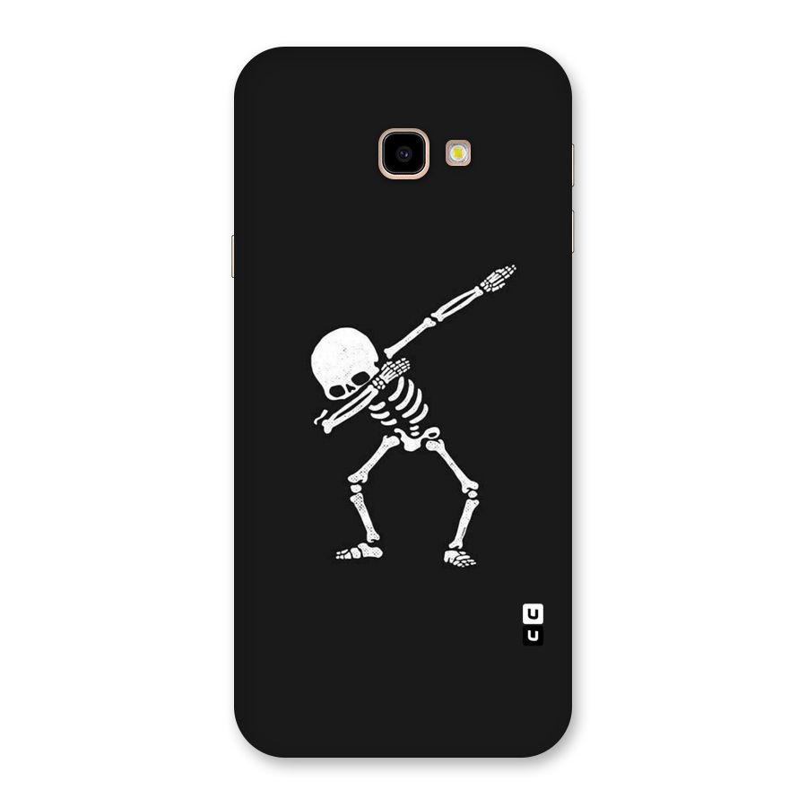Skeleton Dab White Back Case for Galaxy J4 Plus