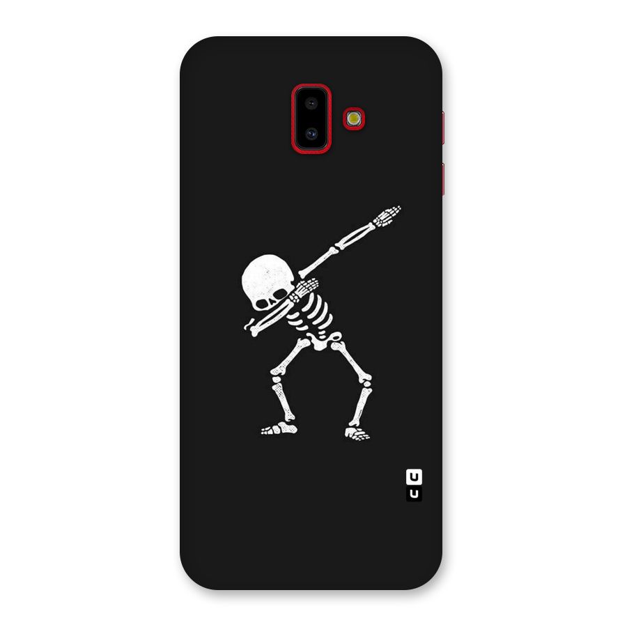 Skeleton Dab White Back Case for Galaxy J6 Plus