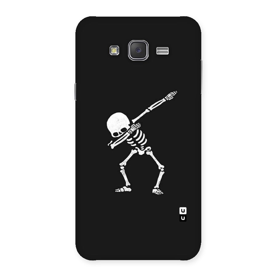 Skeleton Dab White Back Case for Galaxy J7