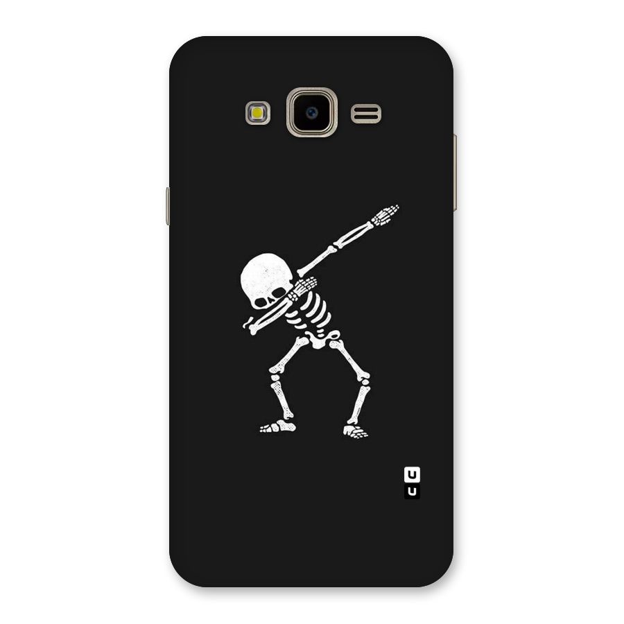 Skeleton Dab White Back Case for Galaxy J7 Nxt