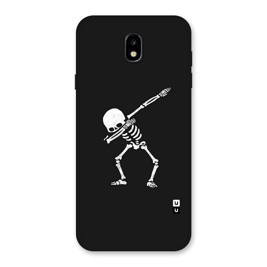 Skeleton Dab White Back Case for Galaxy J7 Pro