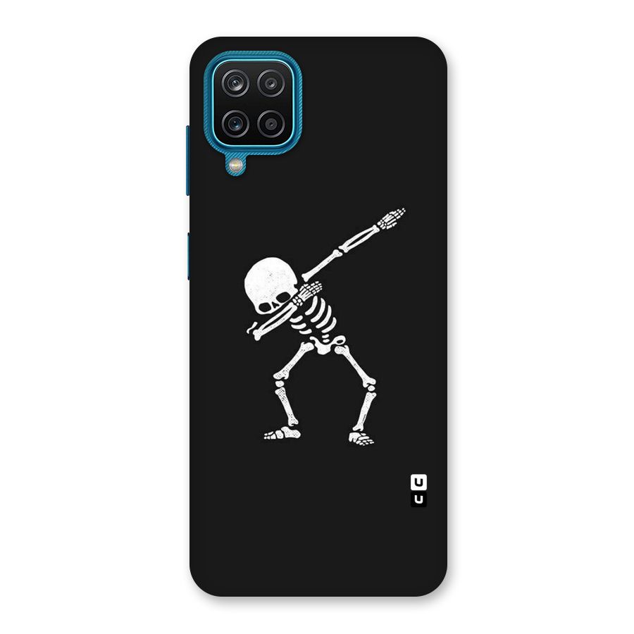 Skeleton Dab White Back Case for Galaxy M12