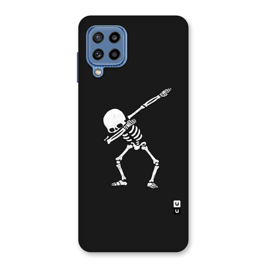 Skeleton Dab White Back Case for Galaxy M32