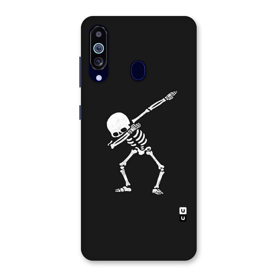Skeleton Dab White Back Case for Galaxy M40