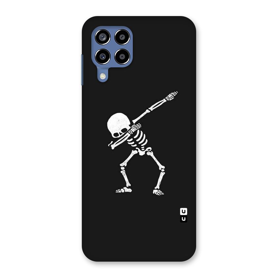 Skeleton Dab White Back Case for Galaxy M53 5G