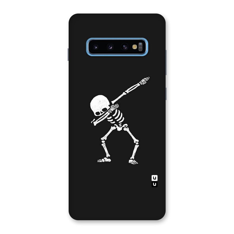 Skeleton Dab White Back Case for Galaxy S10 Plus