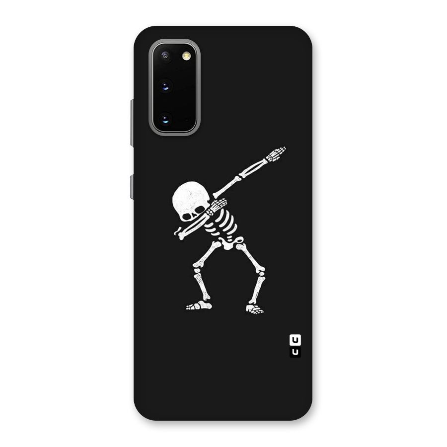 Skeleton Dab White Back Case for Galaxy S20