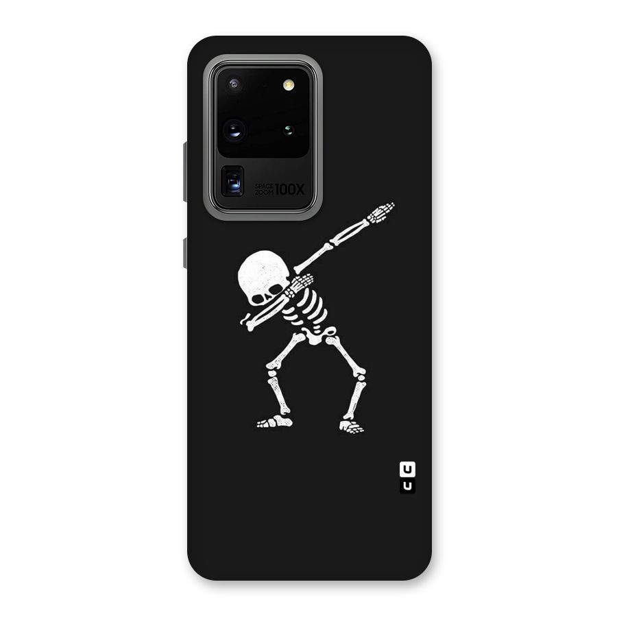Skeleton Dab White Back Case for Galaxy S20 Ultra