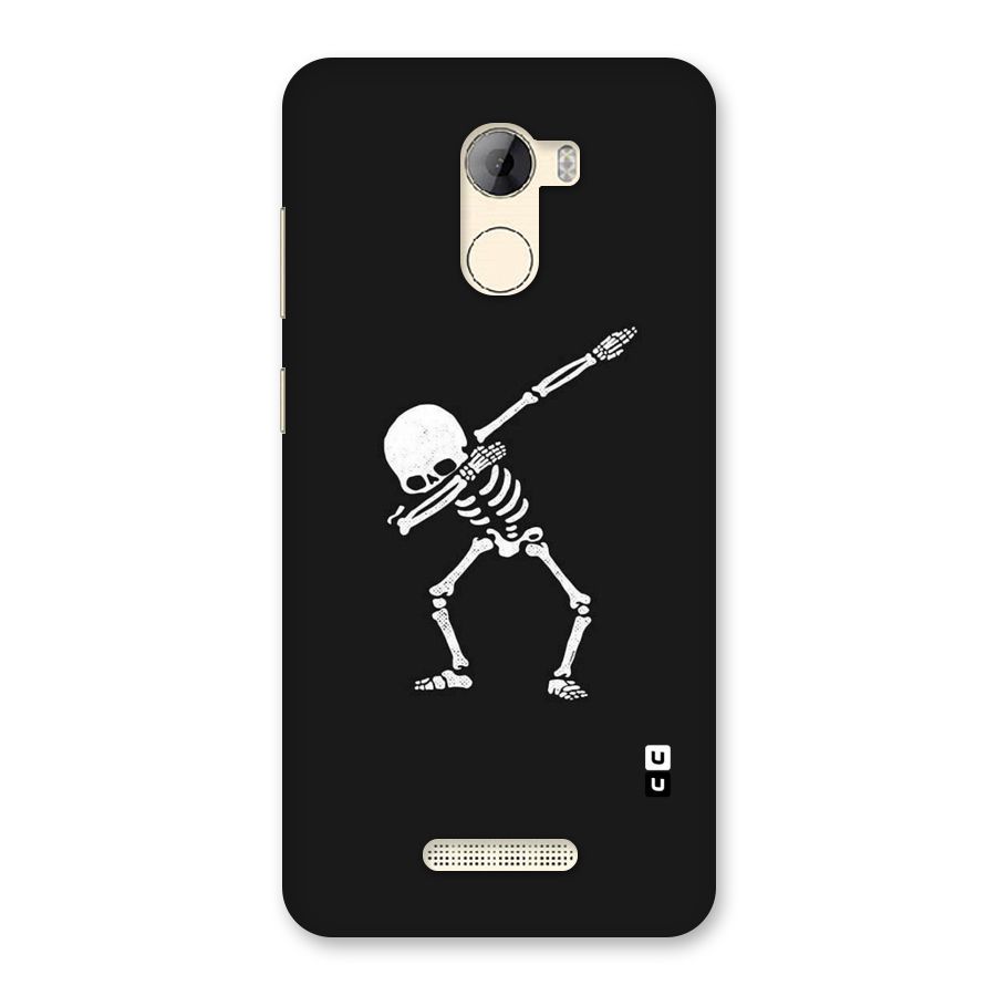 Skeleton Dab White Back Case for Gionee A1 LIte