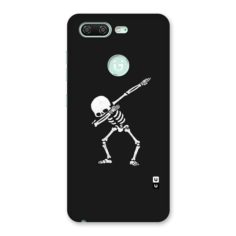 Skeleton Dab White Back Case for Gionee S10