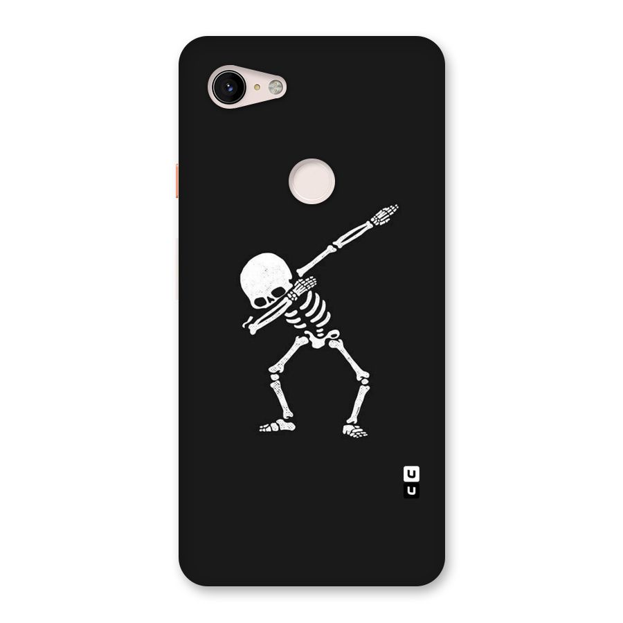 Skeleton Dab White Back Case for Google Pixel 3 XL