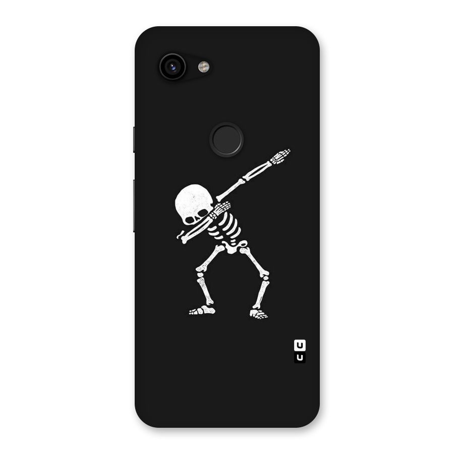 Skeleton Dab White Back Case for Google Pixel 3a