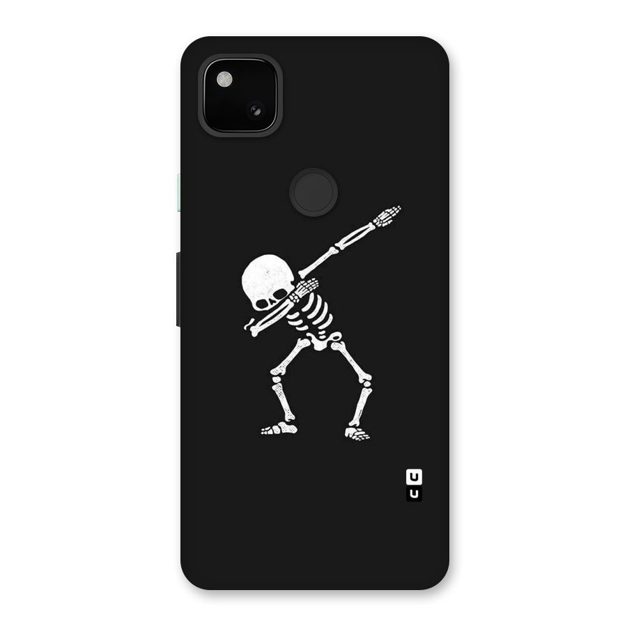 Skeleton Dab White Back Case for Google Pixel 4a